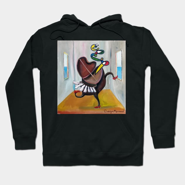 Dancing piano 4 Hoodie by diegomanuel